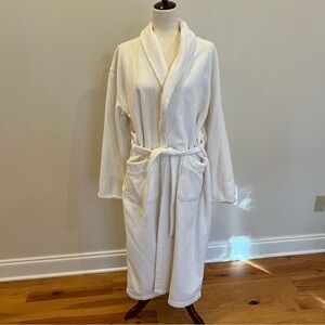 Four Seasons Bath Robe OS White Cotton Terry Cloth Turkish Spa Hotels Resorts